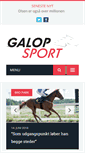 Mobile Screenshot of galopsport.dk
